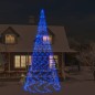 vidaXL LED-Weihnachtsbaum für Fahnenmast Blau 3000 LEDs 800 cm vidaXL LED-Weihnachtsbaum für Fahnenmast Blau 3000 LEDs 800 cm