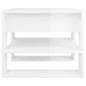 vidaXL Couchtisch Hochglanz-Weiß 55,5x55x45 cm Holzwerkstoff vidaXL Couchtisch Hochglanz-Weiß 55,5x55x45 cm Holzwerkstoff
