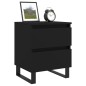 vidaXL Nachttische 2 Stk. Schwarz 40x35x50 cm Holzwerkstoff vidaXL Nachttische 2 Stk. Schwarz 40x35x50 cm Holzwerkstoff