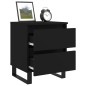 vidaXL Nachttische 2 Stk. Schwarz 40x35x50 cm Holzwerkstoff vidaXL Nachttische 2 Stk. Schwarz 40x35x50 cm Holzwerkstoff