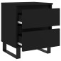 vidaXL Nachttische 2 Stk. Schwarz 40x35x50 cm Holzwerkstoff vidaXL Nachttische 2 Stk. Schwarz 40x35x50 cm Holzwerkstoff