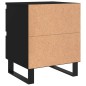 vidaXL Nachttische 2 Stk. Schwarz 40x35x50 cm Holzwerkstoff vidaXL Nachttische 2 Stk. Schwarz 40x35x50 cm Holzwerkstoff