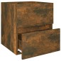 vidaXL Waschbeckenschrank Räuchereiche 41x38,5x45 cm Holzwerkstoff vidaXL Waschbeckenschrank Räuchereiche 41x38,5x45 cm Holzwerkstoff