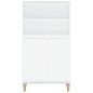 vidaXL Highboard Hochglanz-Weiß 60x36x110 cm Holzwerkstoff vidaXL Highboard Hochglanz-Weiß 60x36x110 cm Holzwerkstoff