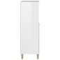 vidaXL Highboard Hochglanz-Weiß 60x36x110 cm Holzwerkstoff vidaXL Highboard Hochglanz-Weiß 60x36x110 cm Holzwerkstoff