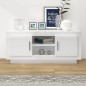 vidaXL TV-Schrank Hochglanz-Weiß 102x35x45 cm Holzwerkstoff vidaXL TV-Schrank Hochglanz-Weiß 102x35x45 cm Holzwerkstoff