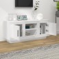 vidaXL TV-Schrank Hochglanz-Weiß 102x35x45 cm Holzwerkstoff vidaXL TV-Schrank Hochglanz-Weiß 102x35x45 cm Holzwerkstoff