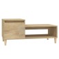 vidaXL Couchtisch Sonoma-Eiche 100x50x45 cm Holzwerkstoff vidaXL Couchtisch Sonoma-Eiche 100x50x45 cm Holzwerkstoff
