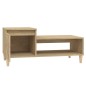 vidaXL Couchtisch Sonoma-Eiche 100x50x45 cm Holzwerkstoff vidaXL Couchtisch Sonoma-Eiche 100x50x45 cm Holzwerkstoff
