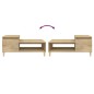 vidaXL Couchtisch Sonoma-Eiche 100x50x45 cm Holzwerkstoff vidaXL Couchtisch Sonoma-Eiche 100x50x45 cm Holzwerkstoff