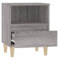 vidaXL Nachttische 2 Stk. Grau Sonoma 40x35x50 cm vidaXL Nachttische 2 Stk. Grau Sonoma 40x35x50 cm