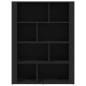 vidaXL Sideboard Schwarz 80x30x106 cm Holzwerkstoff vidaXL Sideboard Schwarz 80x30x106 cm Holzwerkstoff