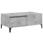 vidaXL Couchtisch Betongrau 90x50x36,5 cm Holzwerkstoff vidaXL Couchtisch Betongrau 90x50x36,5 cm Holzwerkstoff
