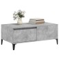 vidaXL Couchtisch Betongrau 90x50x36,5 cm Holzwerkstoff vidaXL Couchtisch Betongrau 90x50x36,5 cm Holzwerkstoff