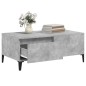 vidaXL Couchtisch Betongrau 90x50x36,5 cm Holzwerkstoff vidaXL Couchtisch Betongrau 90x50x36,5 cm Holzwerkstoff