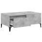vidaXL Couchtisch Betongrau 90x50x36,5 cm Holzwerkstoff vidaXL Couchtisch Betongrau 90x50x36,5 cm Holzwerkstoff
