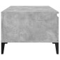 vidaXL Couchtisch Betongrau 90x50x36,5 cm Holzwerkstoff vidaXL Couchtisch Betongrau 90x50x36,5 cm Holzwerkstoff
