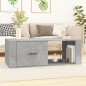 vidaXL Couchtisch Betongrau 100x50,5x35 cm Holzwerkstoff vidaXL Couchtisch Betongrau 100x50,5x35 cm Holzwerkstoff