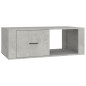 vidaXL Couchtisch Betongrau 100x50,5x35 cm Holzwerkstoff vidaXL Couchtisch Betongrau 100x50,5x35 cm Holzwerkstoff
