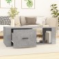 vidaXL Couchtisch Betongrau 100x50,5x35 cm Holzwerkstoff vidaXL Couchtisch Betongrau 100x50,5x35 cm Holzwerkstoff