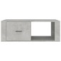 vidaXL Couchtisch Betongrau 100x50,5x35 cm Holzwerkstoff vidaXL Couchtisch Betongrau 100x50,5x35 cm Holzwerkstoff