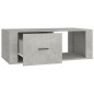 vidaXL Couchtisch Betongrau 100x50,5x35 cm Holzwerkstoff vidaXL Couchtisch Betongrau 100x50,5x35 cm Holzwerkstoff