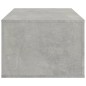 vidaXL Couchtisch Betongrau 100x50,5x35 cm Holzwerkstoff vidaXL Couchtisch Betongrau 100x50,5x35 cm Holzwerkstoff