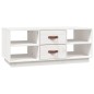 vidaXL Couchtisch Weiß 100x50x41 cm Massivholz Kiefer vidaXL Couchtisch Weiß 100x50x41 cm Massivholz Kiefer