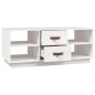 vidaXL Couchtisch Weiß 100x50x41 cm Massivholz Kiefer vidaXL Couchtisch Weiß 100x50x41 cm Massivholz Kiefer