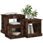 vidaXL Satztische 3 Stk. Räuchereiche Holzwerkstoff vidaXL Satztische 3 Stk. Räuchereiche Holzwerkstoff