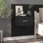 vidaXL Wand-Nachttische 2 Stk. Schwarz vidaXL Wand-Nachttische 2 Stk. Schwarz