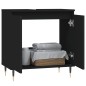 vidaXL Badschrank Schwarz 58x33x60 cm Holzwerkstoff vidaXL Badschrank Schwarz 58x33x60 cm Holzwerkstoff