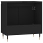 vidaXL Badschrank Schwarz 58x33x60 cm Holzwerkstoff vidaXL Badschrank Schwarz 58x33x60 cm Holzwerkstoff