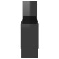 vidaXL Wandregal Autoform Hochglanz-Schwarz 82x15x51cm Holzwerkstoff vidaXL Wandregal Autoform Hochglanz-Schwarz 82x15x51cm Holzwerkstoff