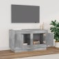 vidaXL TV-Schrank Betongrau 80x35x45 cm Holzwerkstoff vidaXL TV-Schrank Betongrau 80x35x45 cm Holzwerkstoff
