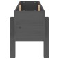 vidaXL Hochbeet Grau 101x30x38 cm Massivholz Kiefer vidaXL Hochbeet Grau 101x30x38 cm Massivholz Kiefer