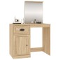 vidaXL Schminktisch mit Spiegel Sonoma-Eiche 90x50x132,5 cm vidaXL Schminktisch mit Spiegel Sonoma-Eiche 90x50x132,5 cm