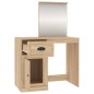 vidaXL Schminktisch mit Spiegel Sonoma-Eiche 90x50x132,5 cm vidaXL Schminktisch mit Spiegel Sonoma-Eiche 90x50x132,5 cm