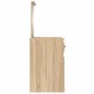 vidaXL Schminktisch mit Spiegel Sonoma-Eiche 90x50x132,5 cm vidaXL Schminktisch mit Spiegel Sonoma-Eiche 90x50x132,5 cm