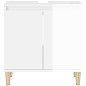 vidaXL Waschbeckenunterschrank Hochglanz-Weiß 58x33x60cm Holzwerkstoff vidaXL Waschbeckenunterschrank Hochglanz-Weiß 58x33x60cm Holzwerkstoff