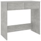 vidaXL Schreibtisch Betongrau 80x40x75 cm Holzwerkstoff vidaXL Schreibtisch Betongrau 80x40x75 cm Holzwerkstoff