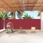 vidaXL Seitenmarkise Ausziehbar Rot 180x1000 cm vidaXL Seitenmarkise Ausziehbar Rot 180x1000 cm