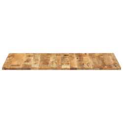vidaXL Tischplatte Massivholz Mango 25-27 mm 140x60 cm