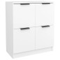 vidaXL Sideboard Weiß 60x30x70 cm Holzwerkstoff vidaXL Sideboard Weiß 60x30x70 cm Holzwerkstoff
