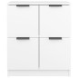 vidaXL Sideboard Weiß 60x30x70 cm Holzwerkstoff vidaXL Sideboard Weiß 60x30x70 cm Holzwerkstoff