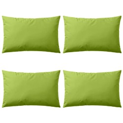 vidaXL Gartenkissen 4 Stk. 60 x 40 cm Apfelgrün