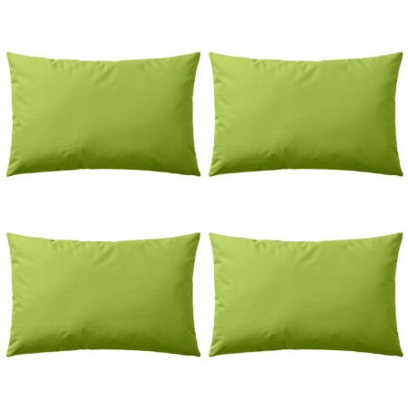 vidaXL Gartenkissen 4 Stk. 60 x 40 cm Apfelgrün