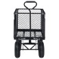 vidaXL Gartenwagen Schwarz 350 kg vidaXL Gartenwagen Schwarz 350 kg