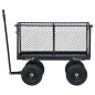 vidaXL Gartenwagen Schwarz 350 kg vidaXL Gartenwagen Schwarz 350 kg