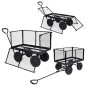 vidaXL Gartenwagen Schwarz 350 kg vidaXL Gartenwagen Schwarz 350 kg